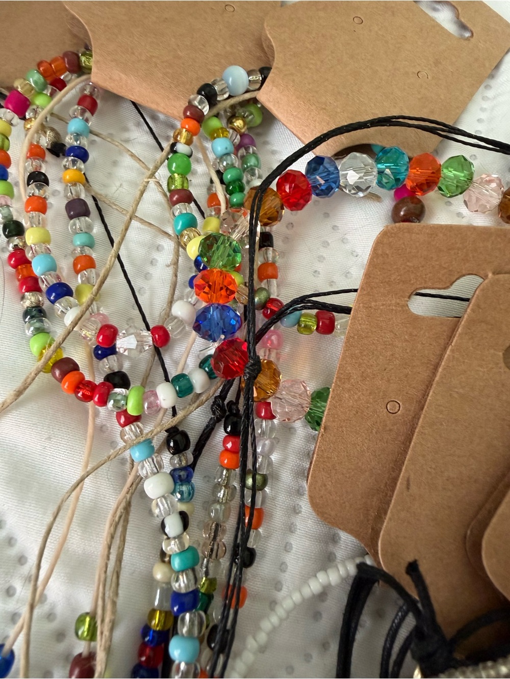 100+ Piece Lot Women's Glass, Natural Stone Hand Beaded Necklaces/Bracelets - Picture 7 of 16